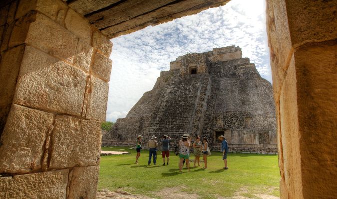 Uxmal, one of the stops on the Puuc Route