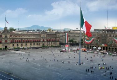 The Zocalo in Mexico City