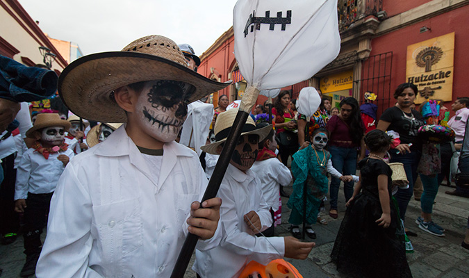 Oaxaca desfile dia de muertos