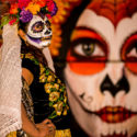 dia de muertos painted face