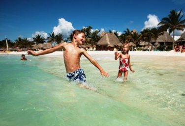 Mahekal, one of the luxury family resorts in the Riviera Maya