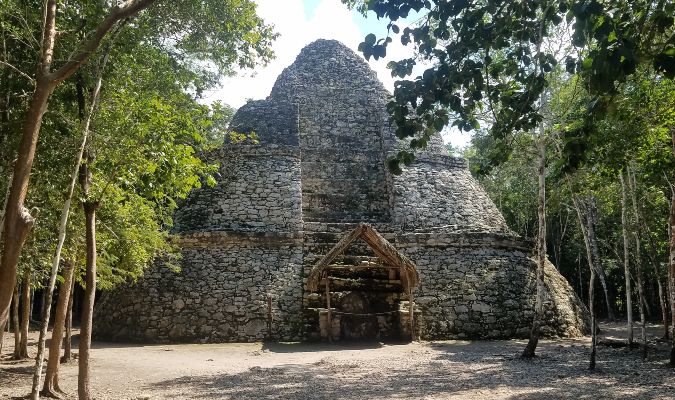 One of the ancient ruins at Coba