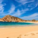 The golden sands of Santa Maria beach in Los Cabos