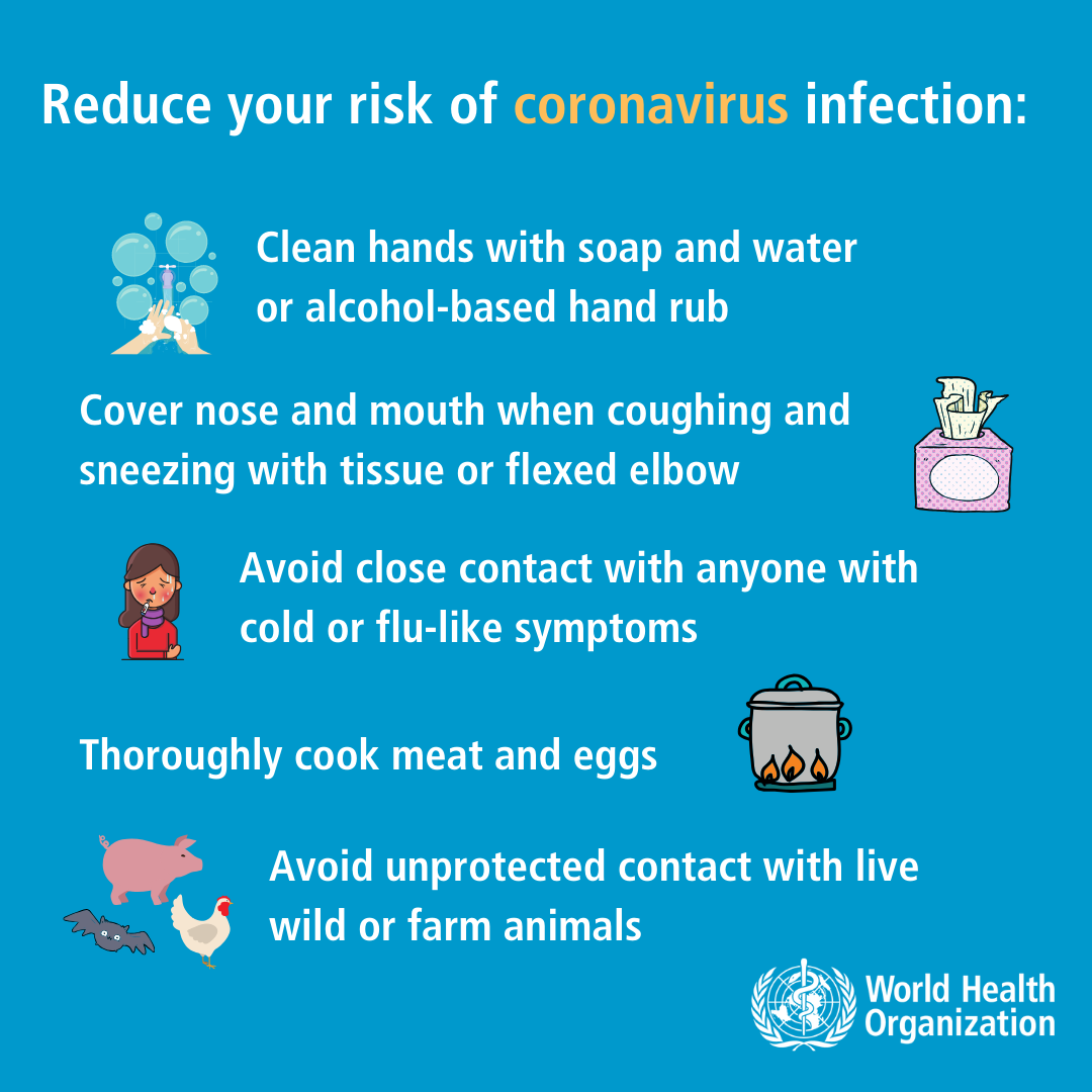 Utilice estos consejos de la OMS para reducir su riesgo de contraer coronavirus en México