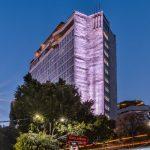 andaz mexico city condesa facade insugentes light trails