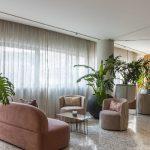 andaz mexico city condesa hallway chairs plants