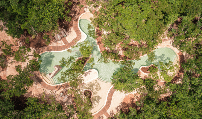 hotel oriundo pool top view