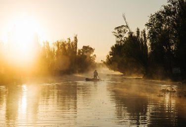 xochimilco tour cuemanco dock nature mexico city sunrise