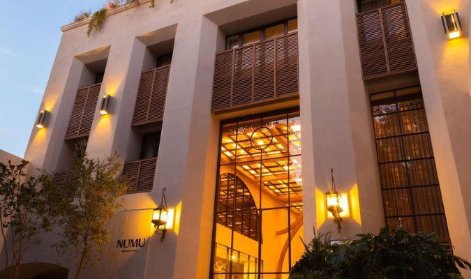 numu boutique hotel night front