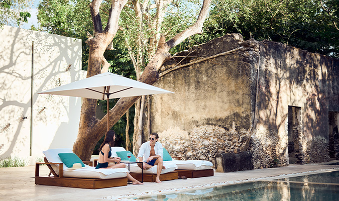 Chable Yucatan Couple at Luxury Villa