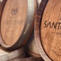Santo Tomas wineyard barrels