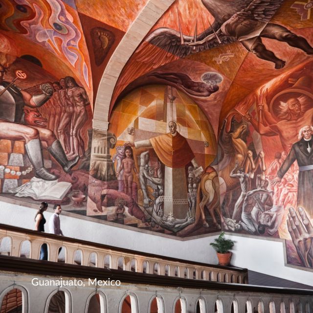 Step right up, art enthusiasts and history buffs! ✨ Let's talk about murals. Beyond mere paint on walls, murals embody the heart and heritage of a nation. Each stroke narrates a story of Mexico's past, present, and future, painting a vivid portrait of its people's struggles, triumphs, and aspirations. 

Have you ever seen a Mexican mural in real life? 🖼️

#mexico #mexicotravel #art #tourism #travel #luxurytravel #history #murals #instatravel #travelgram #painting #heritage #culture #traveler #travelagent #photography
