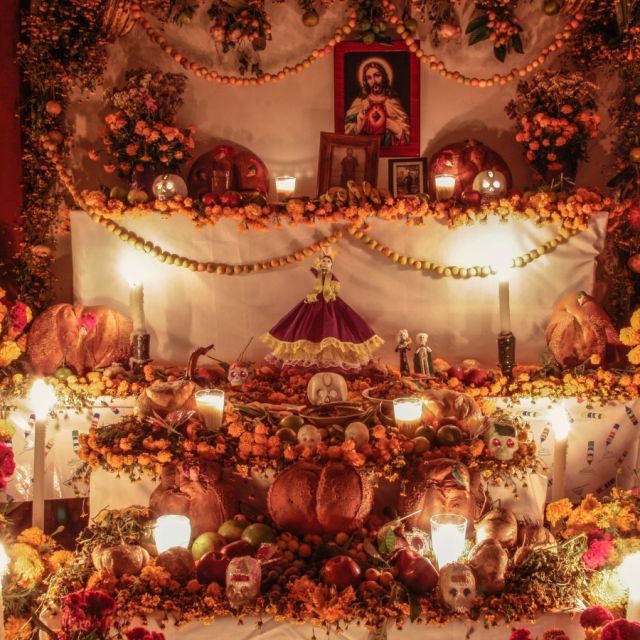 Today marks the beginning of the Day of the Dead celebrations in Mexico. By now, altars adorned with marigolds, candles, sugar skulls, and the favorite foods of departed loved ones stand proudly in homes, cemeteries, and public spaces across the country. Tradition has it that these altars will help the spirits find their way back to the land of the living. 💫

We come together to honor those who may be gone but live forever in our hearts, memories, and stories. 🧡✨

#mexico #dayofthedead #heritage #culture #tradition #sugarskull #celebration #altar #travelagent #travel #instatravel #travelgram