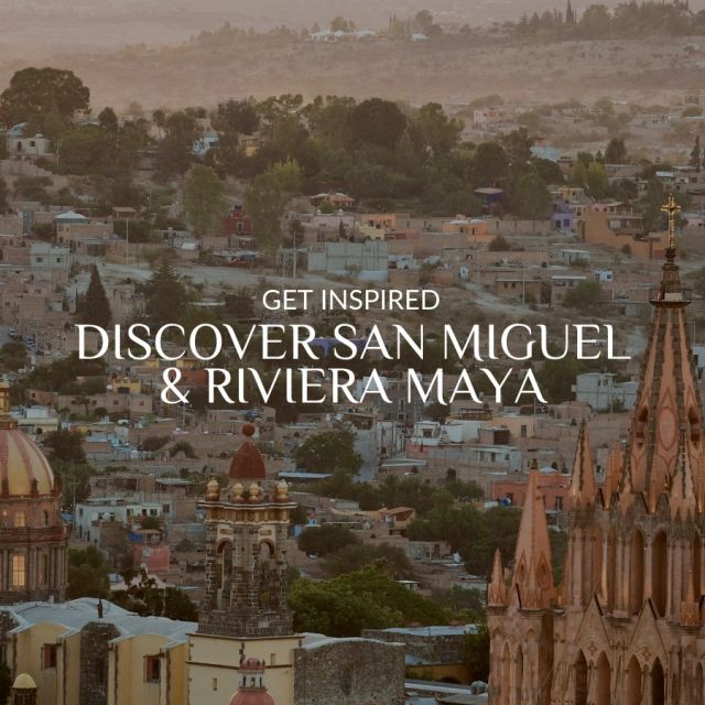 One of the coolest things about Mexico is how it can totally mix up the vibe and give you all sorts of experiences. You can seamlessly transition from the charm of colonial architecture to the tranquility of secluded beaches embraced by lush jungle, all within a single journey (wink, wink). Fortunately, we've cracked the code on how to make the most of this incredible diversity. 😉

Treat yourself to a double dose of luxury with stays at @belmondcasadesierranevada in San Miguel de Allende and @belmondmaroma on the Riviera Maya coastline. 

Here's the fun part: while you enjoy these Belmond properties, we're spicing things up with unforgettable experiences throughout the region. Ready for a sneak peek? Take a glimpse at our 10-day itinerary for inspiration! ✨

#mexico #mexicotravel #luxurytravel #travel #sanmiguel #sma #rivieramaya #travelgram #instatravel #traveladvisor