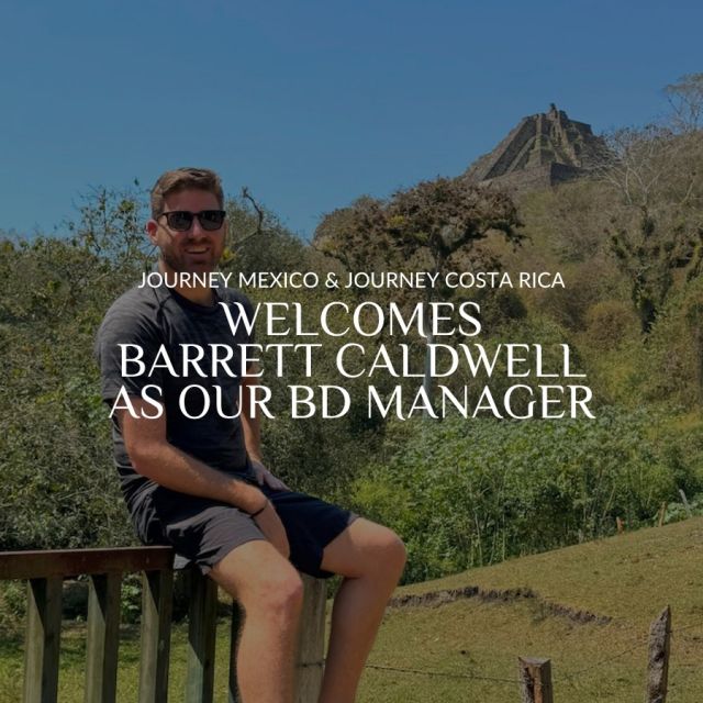 The word's out! 📢 Barrett Caldwell is joining the Journey Group crew as our new Business Development Manager for Journey Mexico and Journey Costa Rica. 🎉

With a background in luxury travel, he's all set to amp up support for our partners in the US and Canada. Originally from Charleston, SC, now based in Nashville, TN, Barrett's pumped to reconnect at trade shows and bring his love for adventure and local cuisine to the table. Welcome to the family, Barrett!

#mexico #mexicotravel #luxurytravel #travel #travelnews