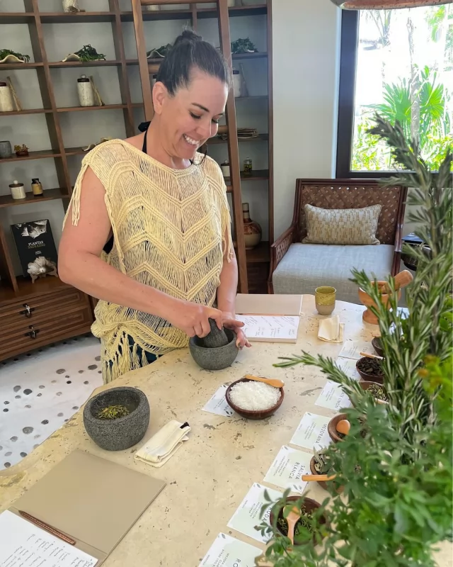 #MondayMemories! When our Marketing Director, Jessica, visited @belmondmaroma, it was definitely one for the books. Besides relaxing, she explored the apothecary and learned about healing plants, enjoyed signature treatments, and even got her zen on with beachside yoga—talk about living your best life! 🧘✨

One thing’s for sure about Maroma: once you’re there, you’ll want to come back for more! With so much to do and the ocean right outside your door, it’s a little hard to say goodbye.