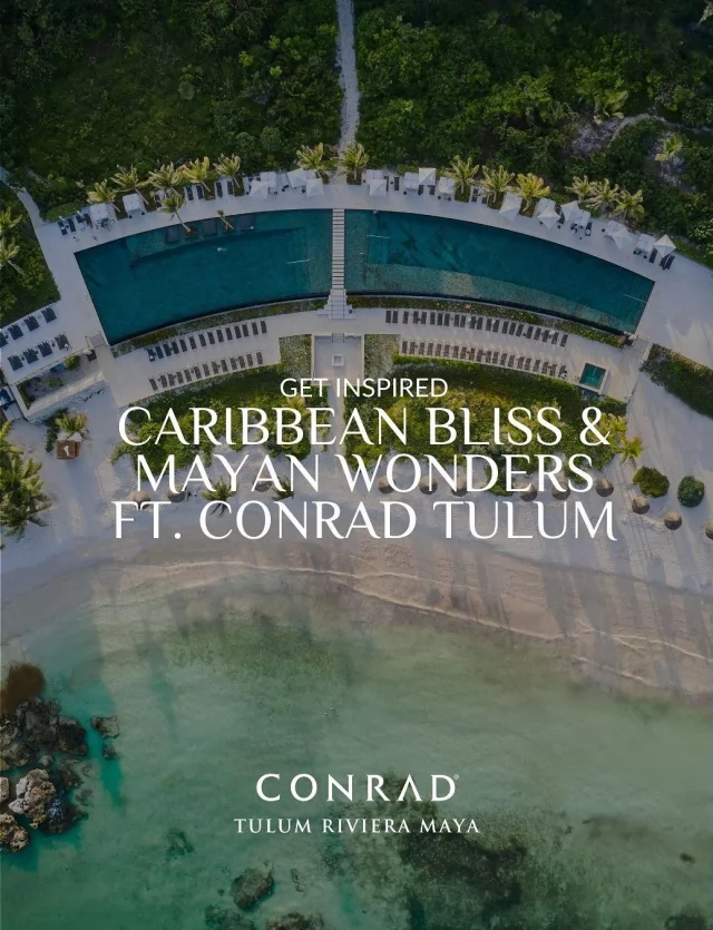 Welcome to the stunning #RivieraMaya, where your six-night stay at Conrad Tulum (@conradtulumrivieramaya) is just the start of something epic.

Think jungle-hidden cenotes, private yacht days on crystal-clear waters, ancient Maya cities brought to life by local guides, and snorkeling adventures in technicolor lagoons. With Journey Mexico, every moment is next-level. 😉

Ready to turn paradise into your Caribbean bliss and Mayan wonders? ✨ Swipe for the adventure of a lifetime!